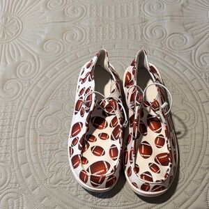 Football Print Casual Shoes